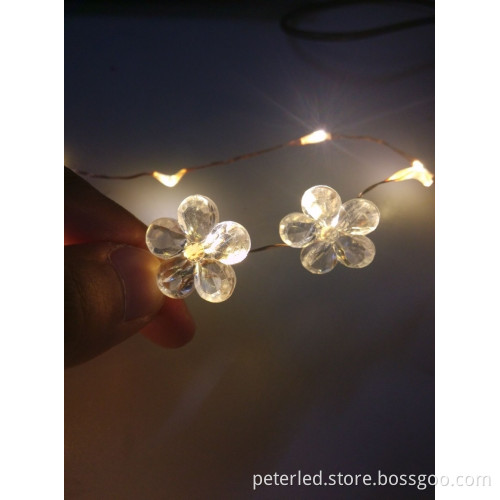 LED craft light colorful for festival decoration battery operated string light